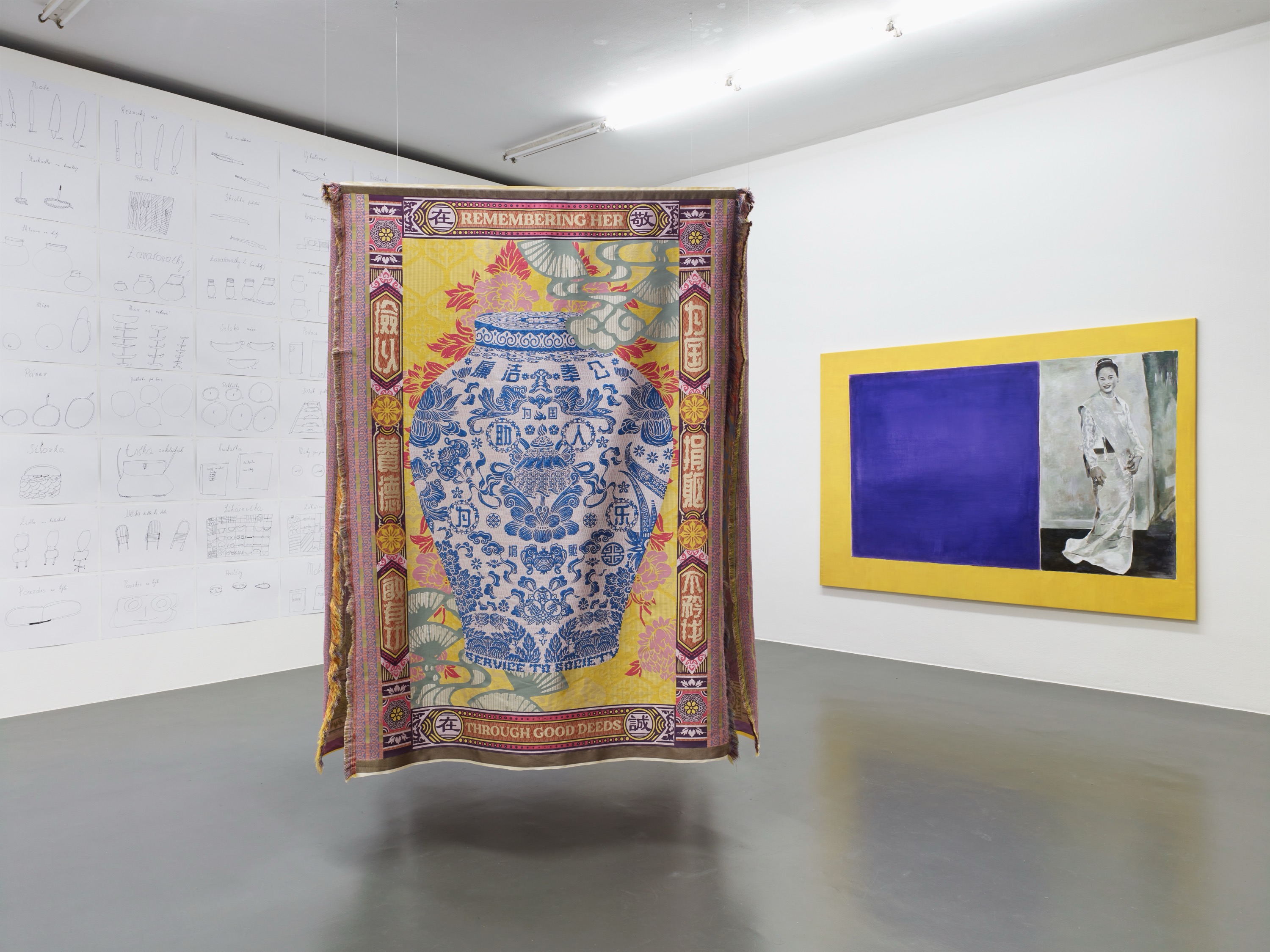 Tentoonstellingszicht My Oma , 2023–2024, Kunstinstituut Melly, Rotterdam, foto Kristien Daem