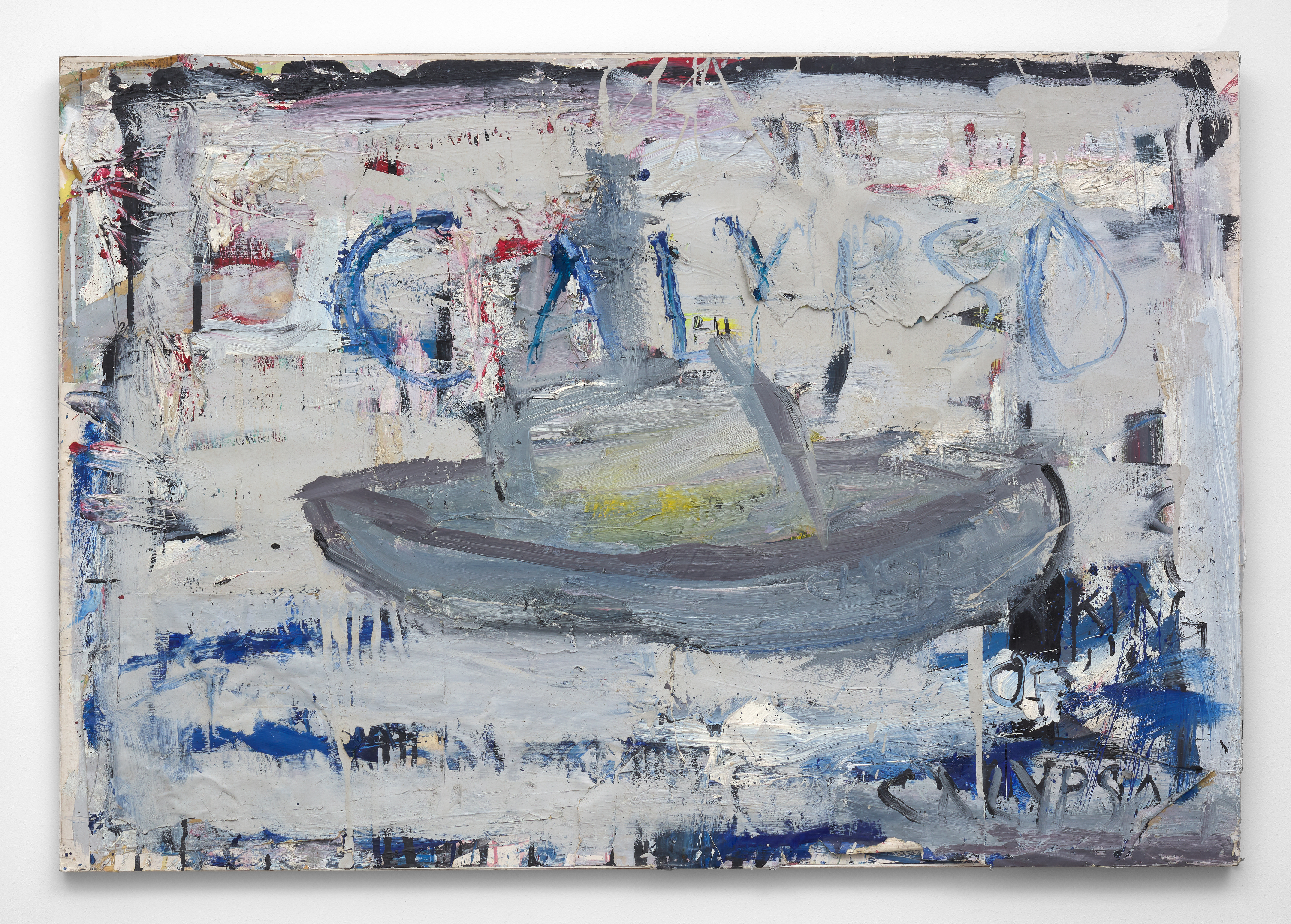 Nick Andrews, ‘Calypso’, 1996. Olie en lakverf op papier. – © Nick Andrews