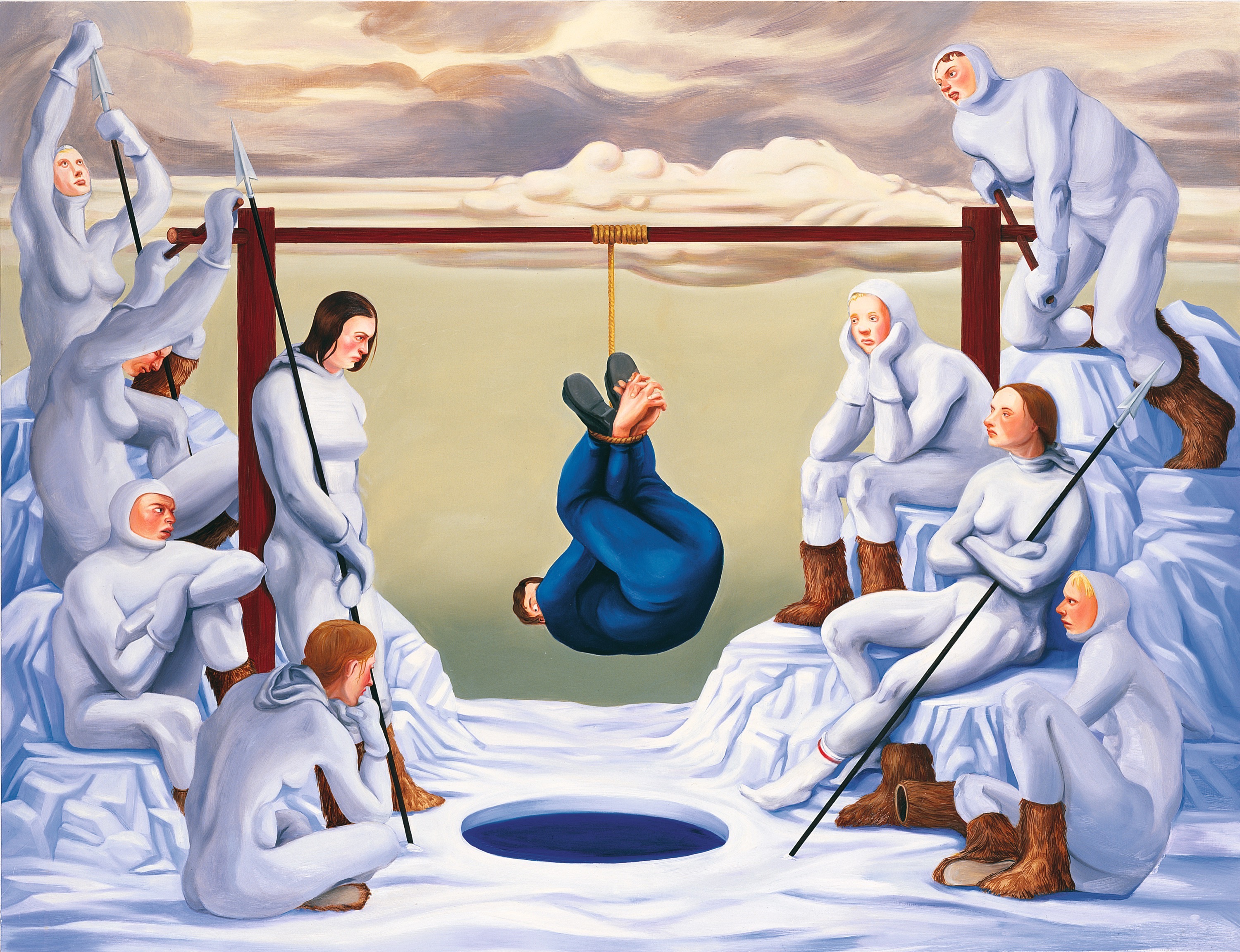 Nicole Eisenman, Fishing , 2000, collectie Craig Robins, Miami, courtesy Carnegie Museum of Art, foto Bryan Conley