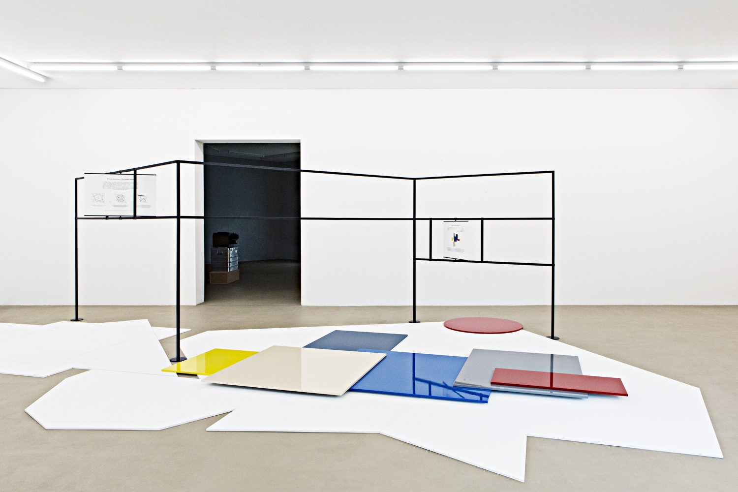 Falke Pisano, 'Figures of Speech (diagrammed)', 2009, mdf, paint, metal, nylon, foamboard, digital prints, 9 x 11 m.