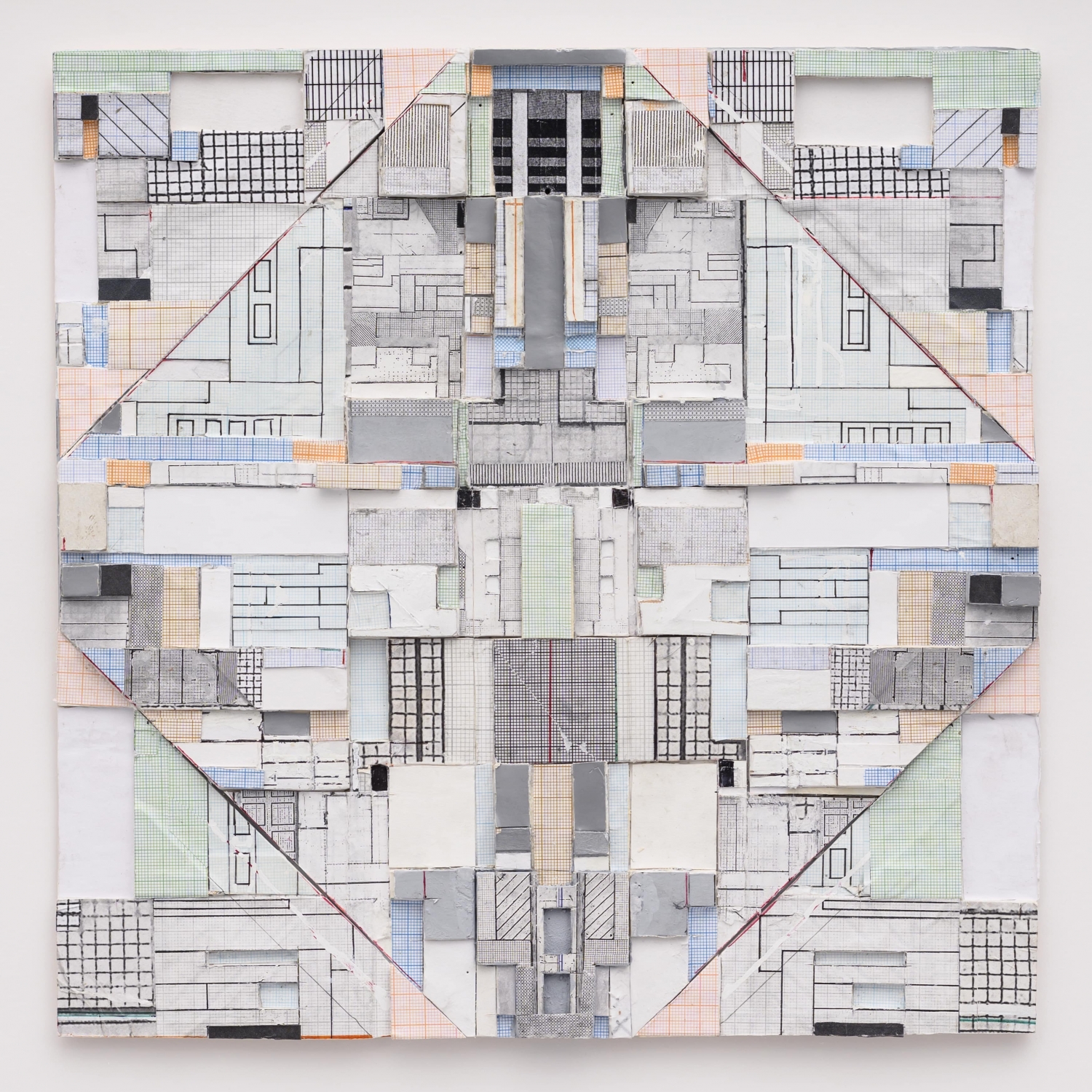 Philip Metten, C-070718 (2018), collage on paper. Courtesy the artist and Zeno X Gallery