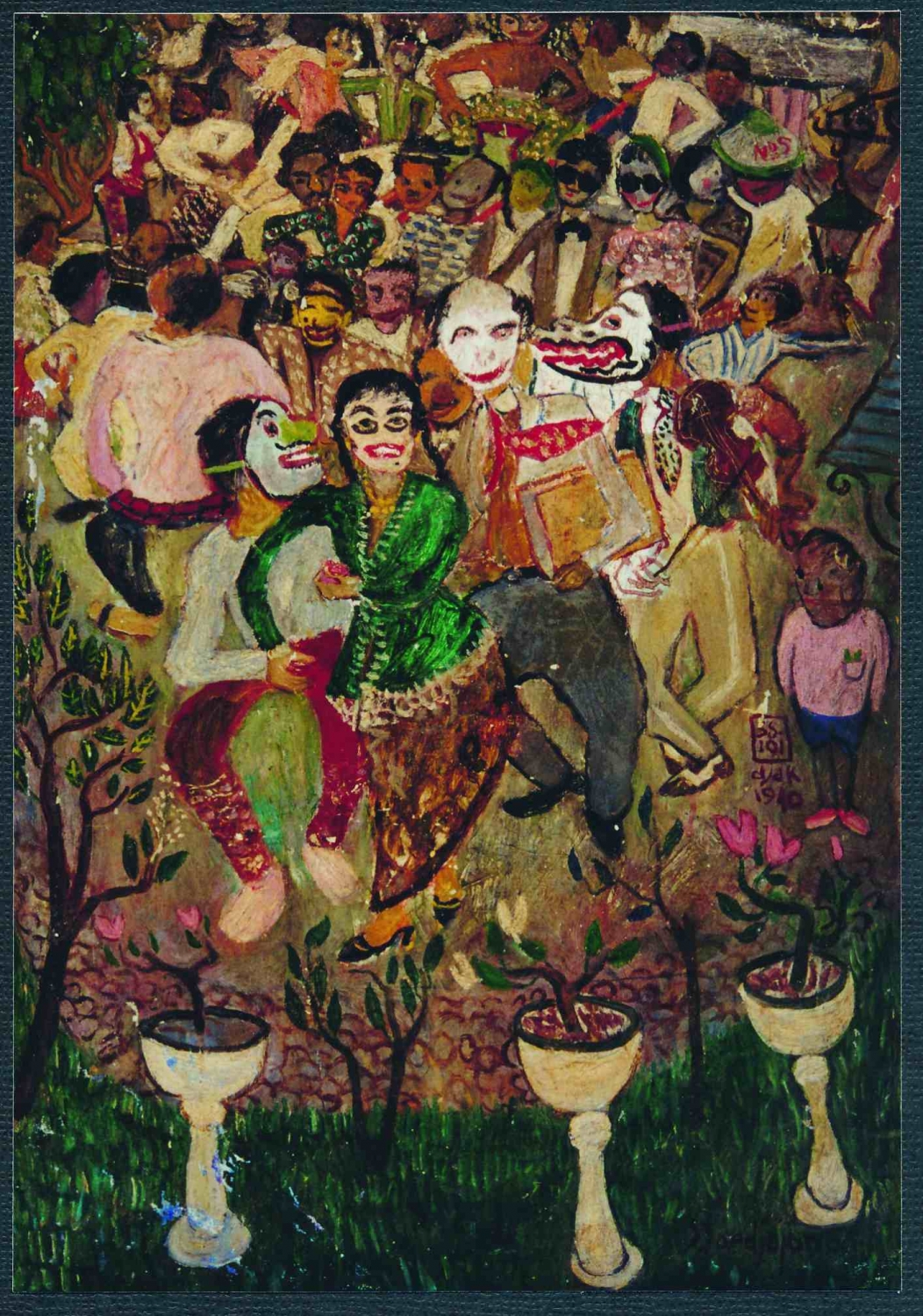 S. Sudjojono, ‘Cap Go Meh’, 1940, © Galeri Nasional Indonesia