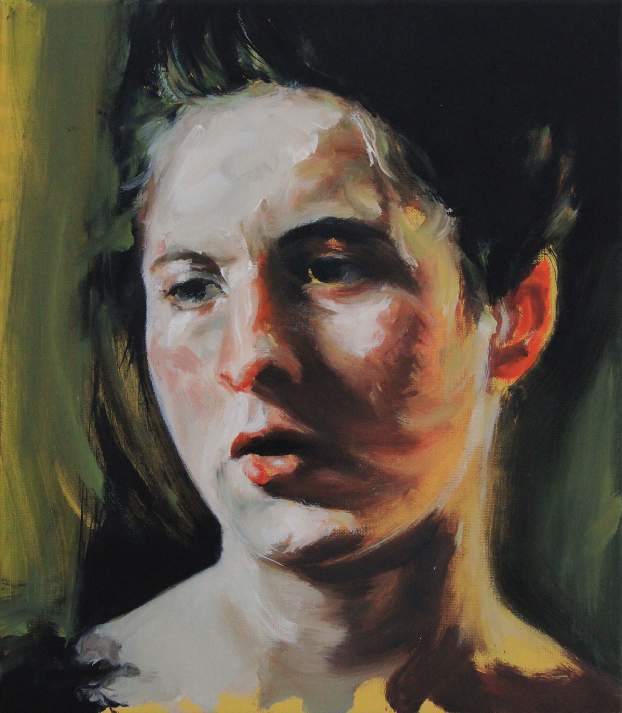 Karien Deroo, 'With a Knife of Color She Went Down II', 2015, courtesy of the artist