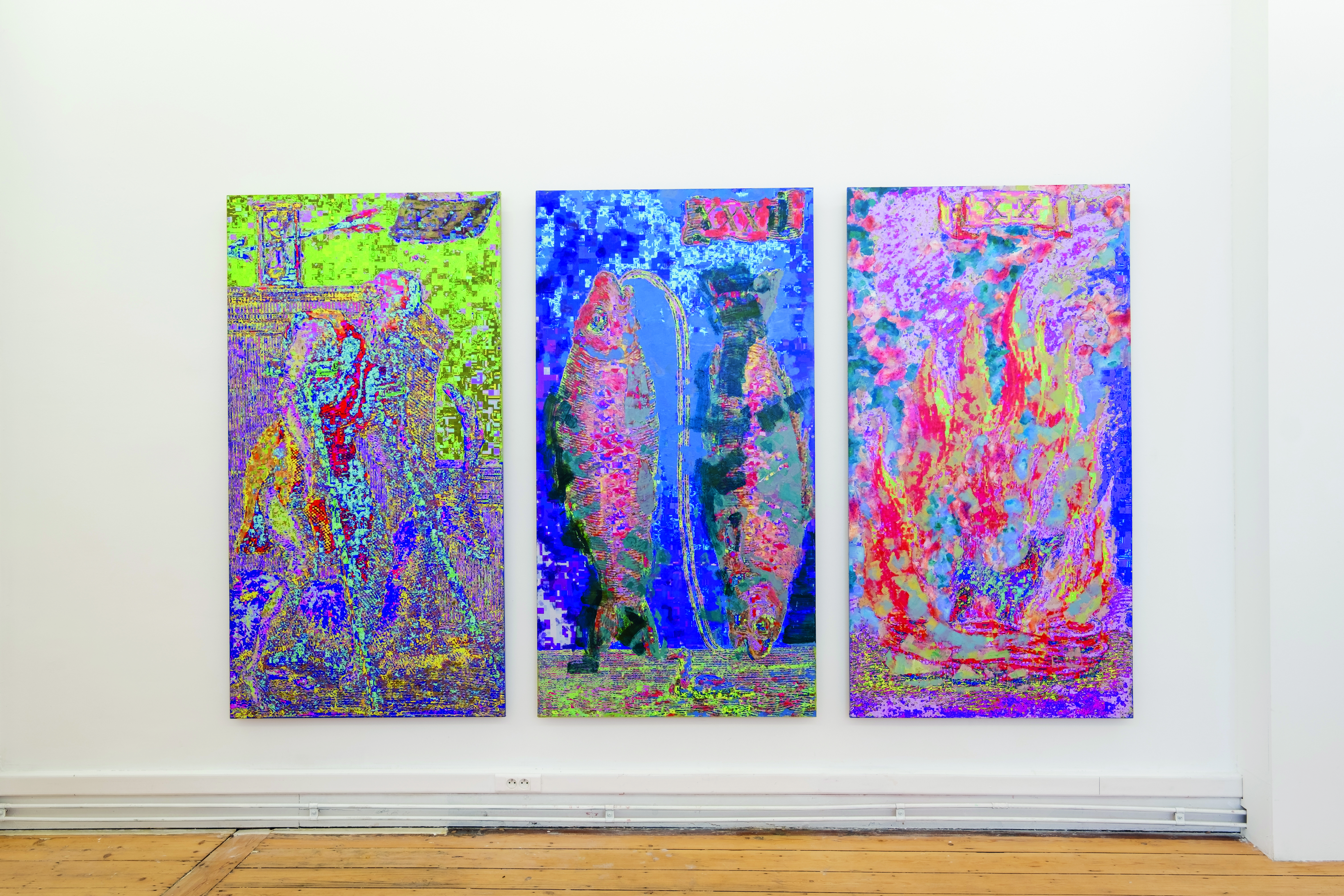 Antoine Waterkeyn, The hour the ships come in , foto Tomas Uyttendaele, – courtesy FRED&FERRY Gallery