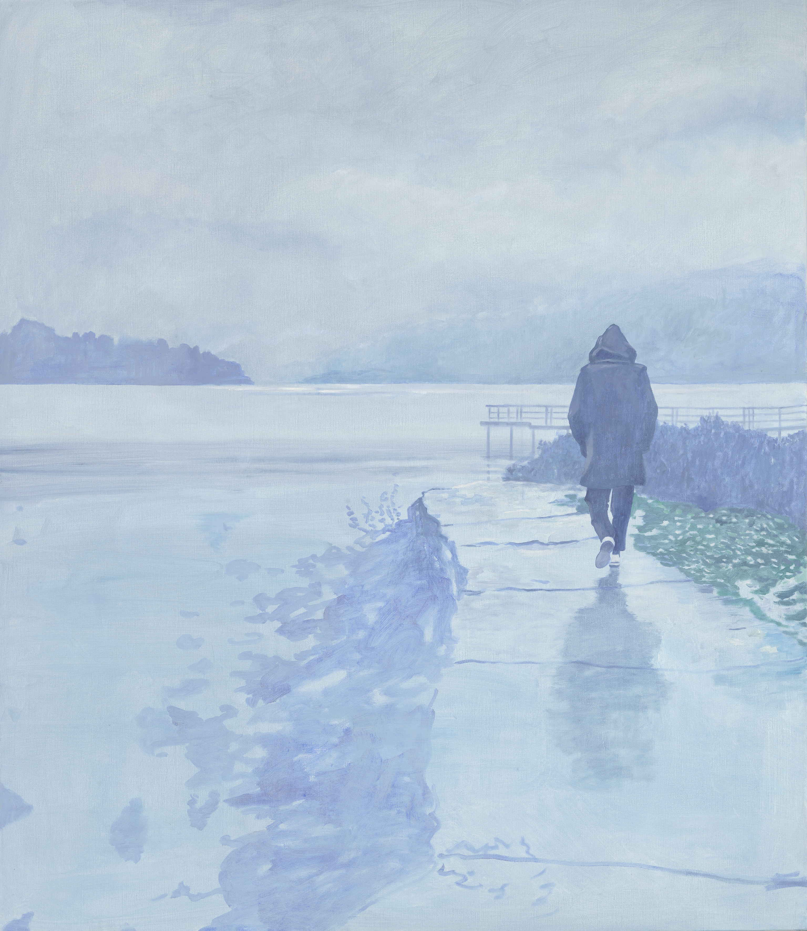 Jan Vanriet, Tribschen , 2018, olie op doek, courtesy Jan Vanriet