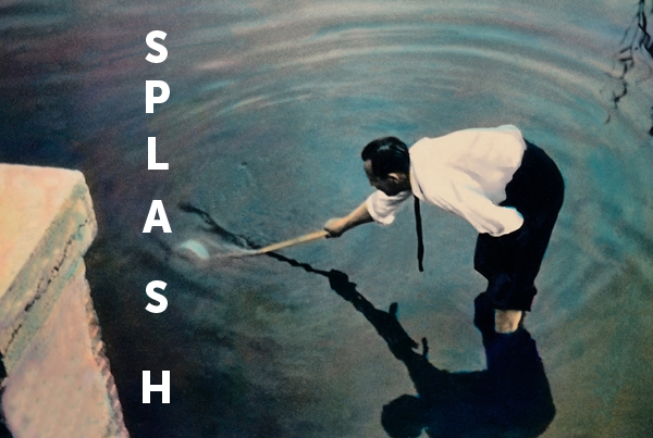 Affiche tentoonstelling 'Splash' in Warp, www.warp-art.be