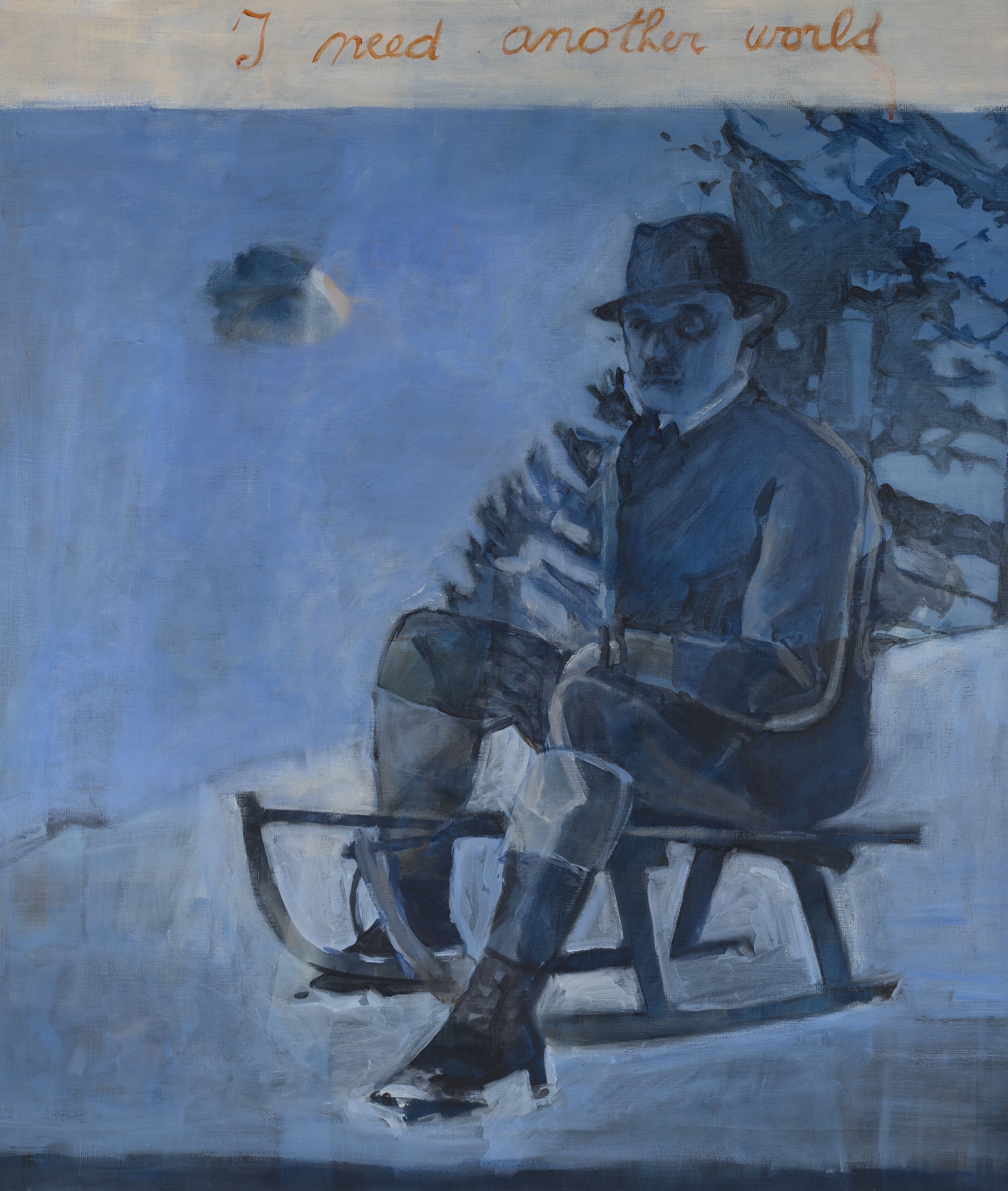 Johan Clarysse, ‘I need another world’, 100 x 90 cm, 2020. – Courtesy Johan Clarysse.