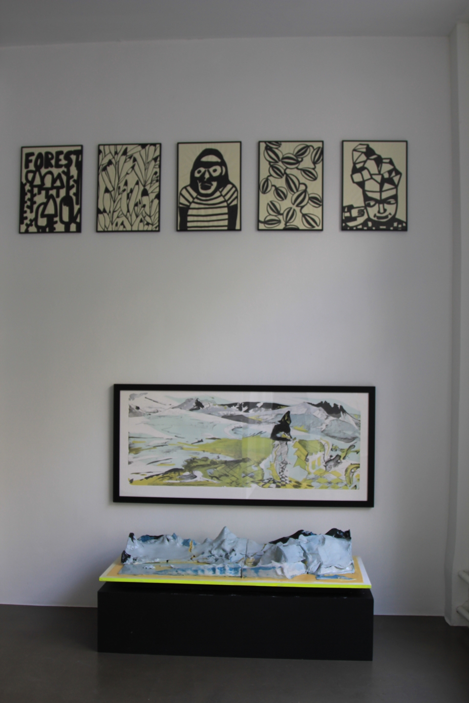 Installatiezicht 'Westenwind' in Galerie Martin Kudlek Keulen, courtesy Galerie Martin Kudlek Keulen