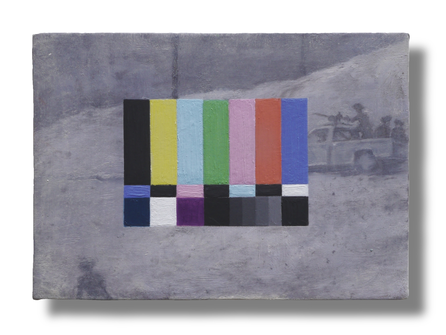 Francis Alÿs, ‘Untitled’, 2013, olie op doek op hout, 13 x 18 x 1.4 cm, courtesy of the artist, photo courtesy of Francis Alÿs' studio