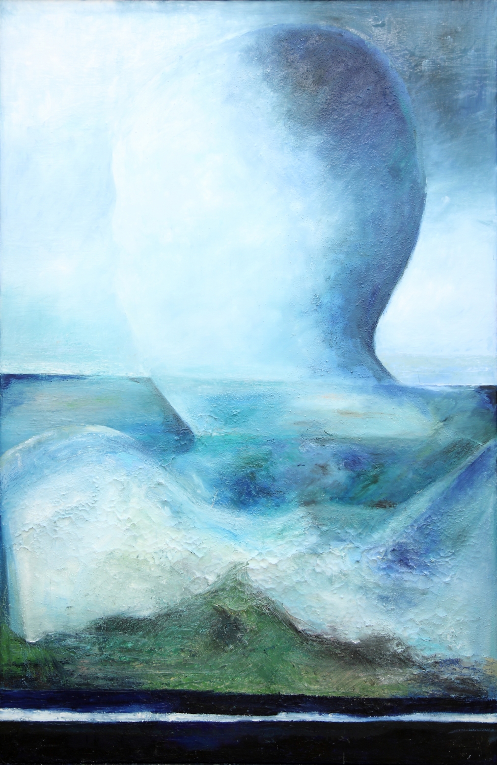 Tim Volckaert, ‘Wall flower (Oxeye Daisy)’, 2017, oil on canvas / metal frame, 277 x 177 cm, courtesy (re)D. Gallery Antwerpen