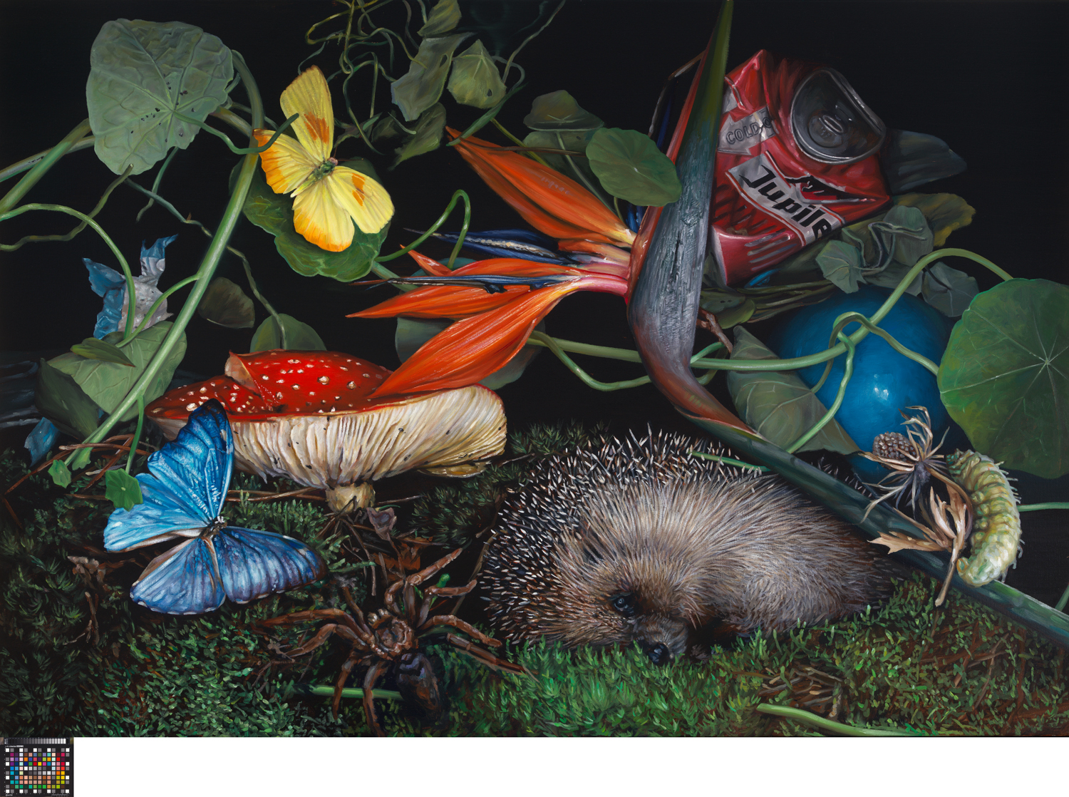 Cindy Wright, Wonderland , 2021, olieverf op doek 110 x 160cm