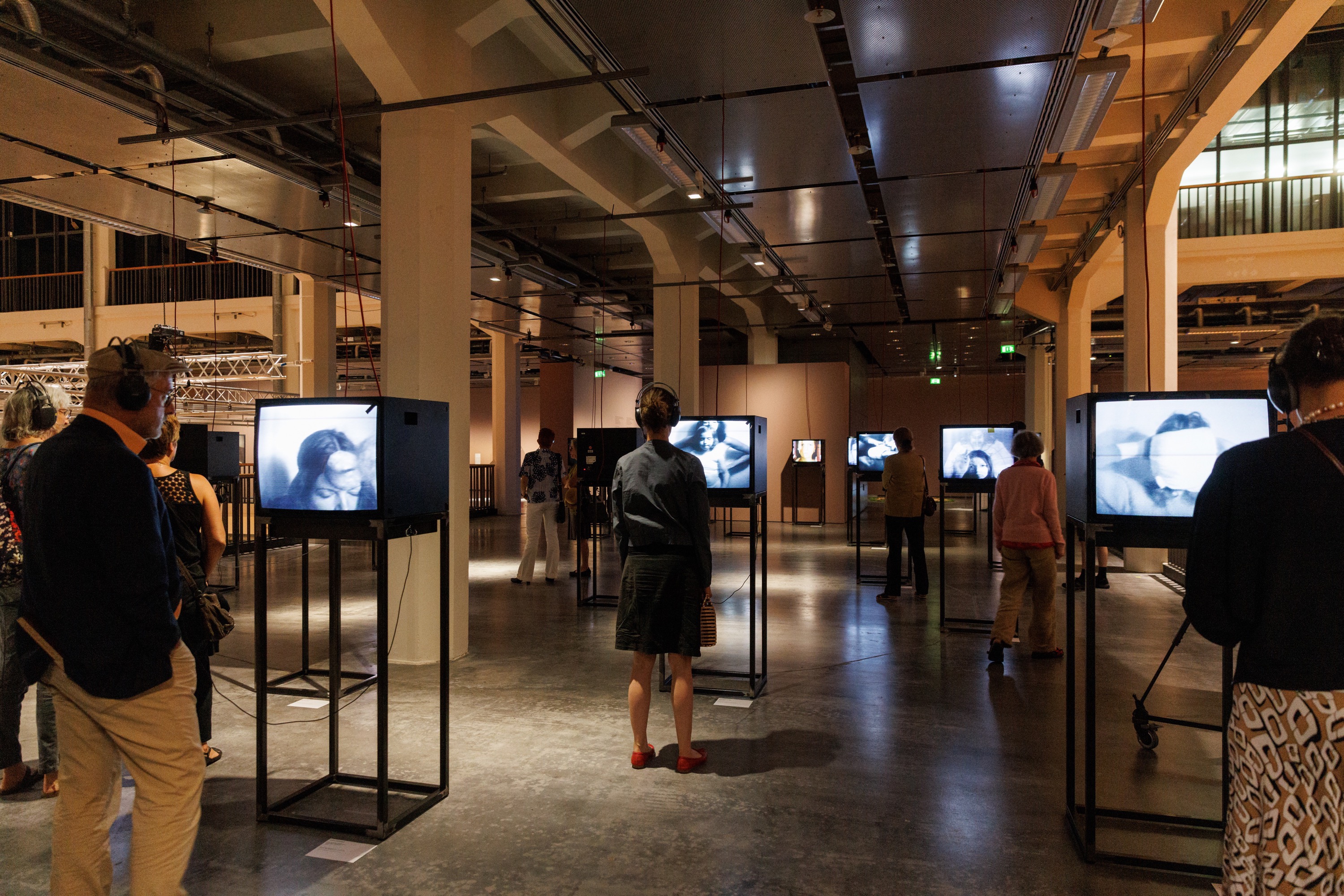 Installation view ‘Ulrike Rosenbach. today is tomorrow. Works since 1969,’ 2023, ZKM, Karlsruhe, © ZKM | Center for Art and Media Karlsruhe, photo Felix Grünschloß