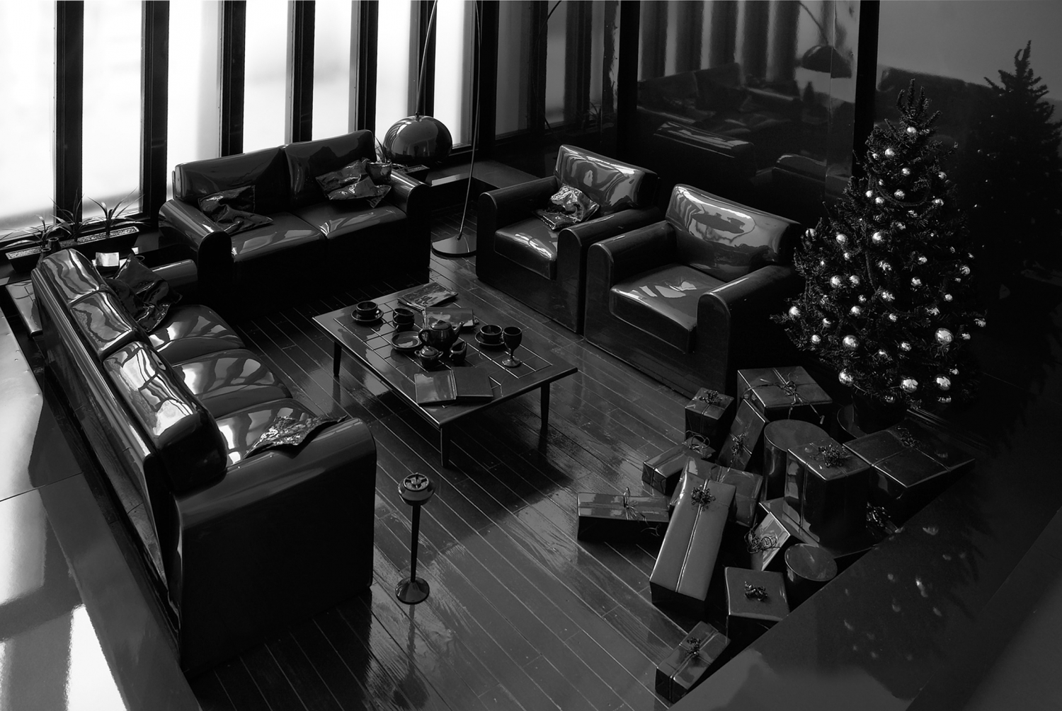 Hans Op de Beeck, ‘Christmas', 2006, sculptural installation: wood and mixed media, 157 x 271 x 238 cm.