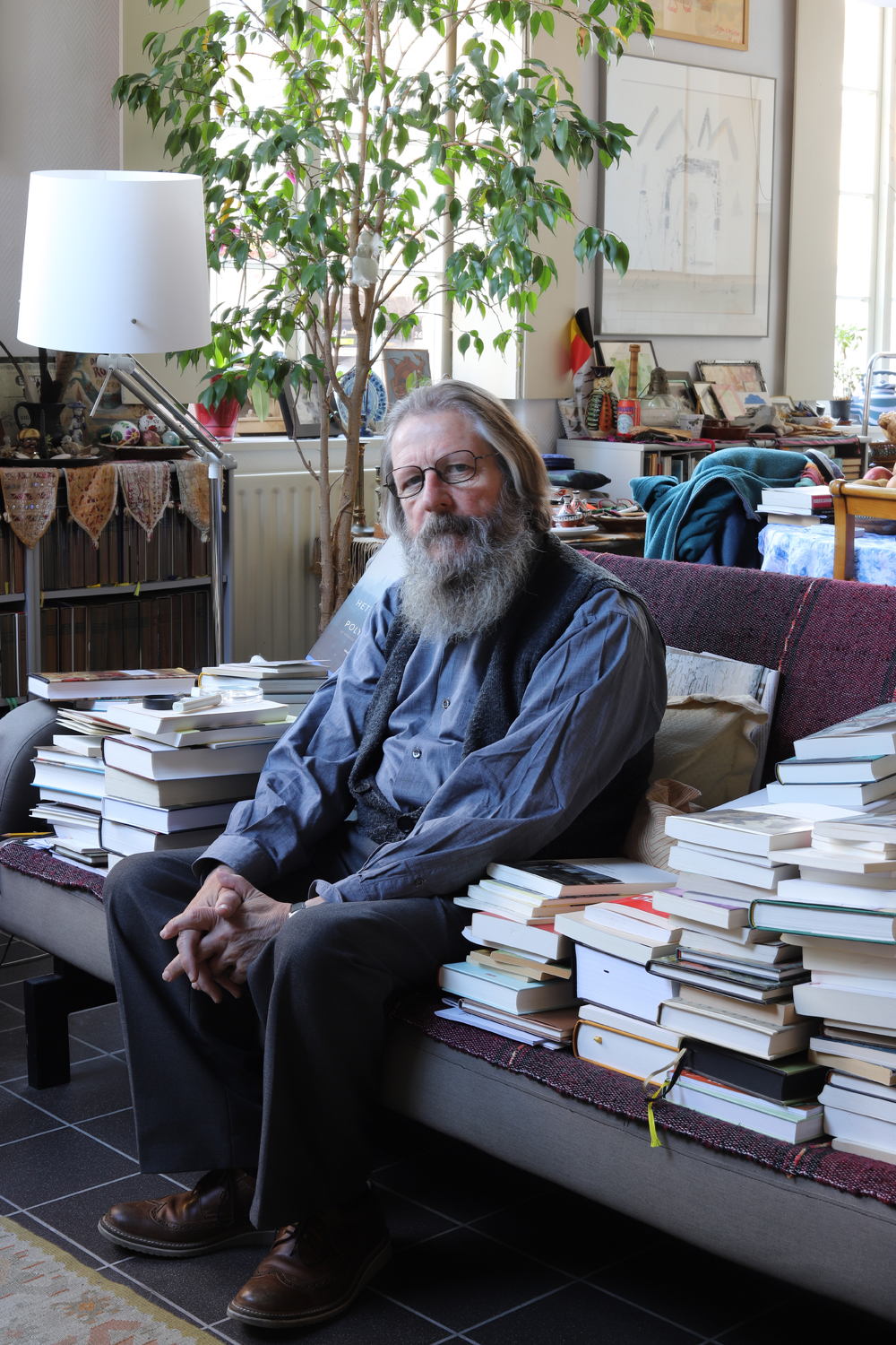 Paul Depondt in zijn habitat. Foto Veselina Georgieva.