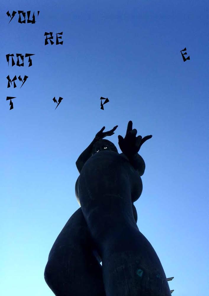 Affiche masterclass 'You're not my type', Frans Masereel Centrum, 2014