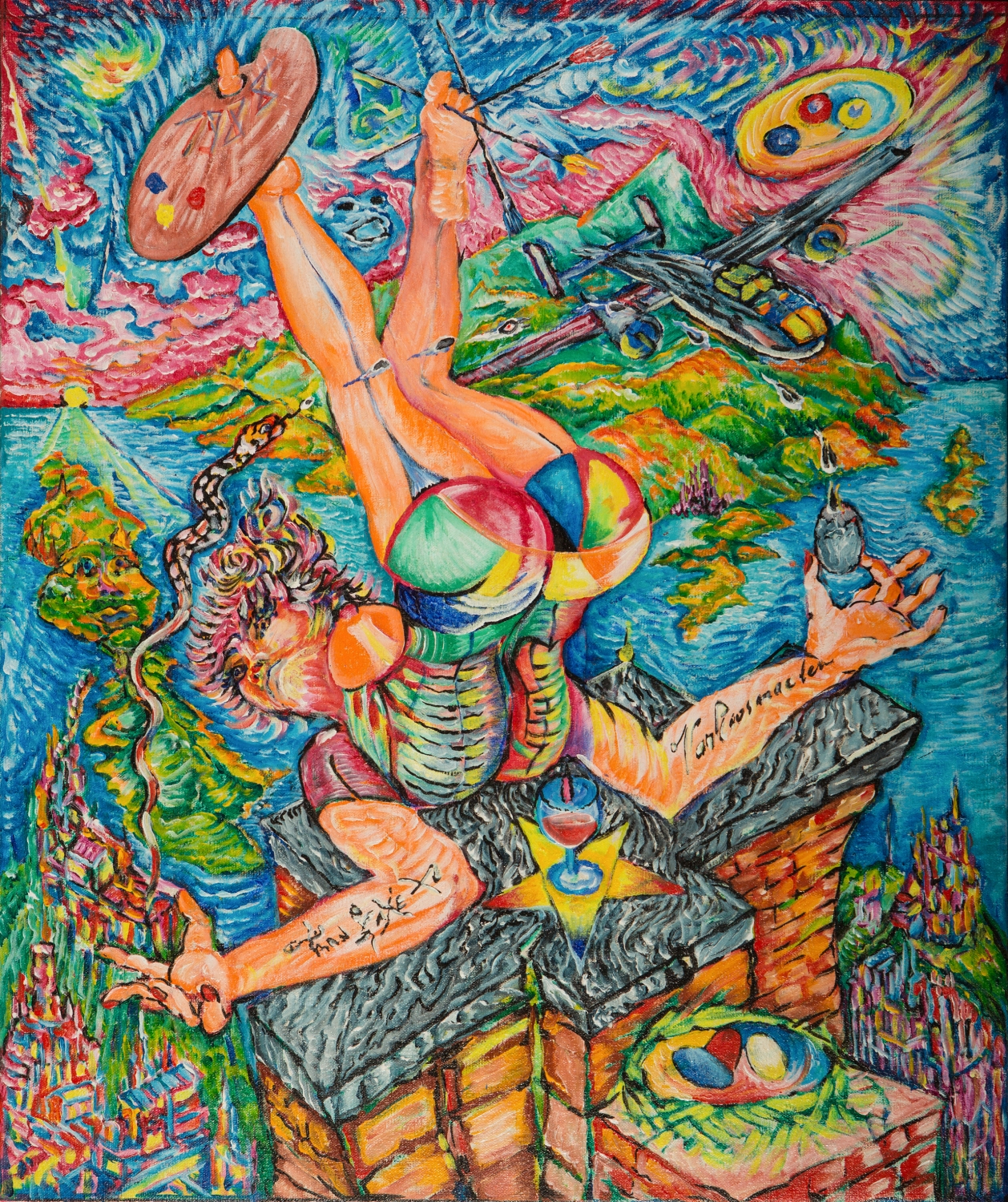 Frans Van Roosmaelen, 'La vie d'artiste', 1988, courtesy of Frans Van Roosmaelen, foto Cy Leong (cyleong.be)