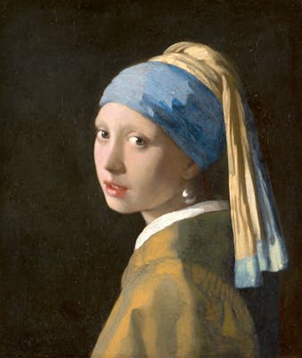 Johannes Vermeer, Meisje met de parel , 1665, Mauritshuis Den Haag